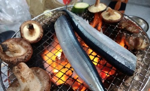Sanma Charcoal-grilled