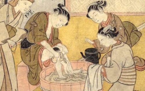 Edo period girls menstruation